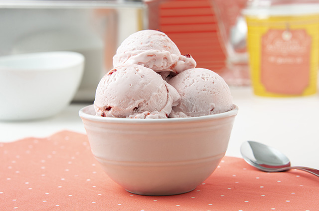 Strawberry Totalbase® Ice Cream (10% Butterfat)