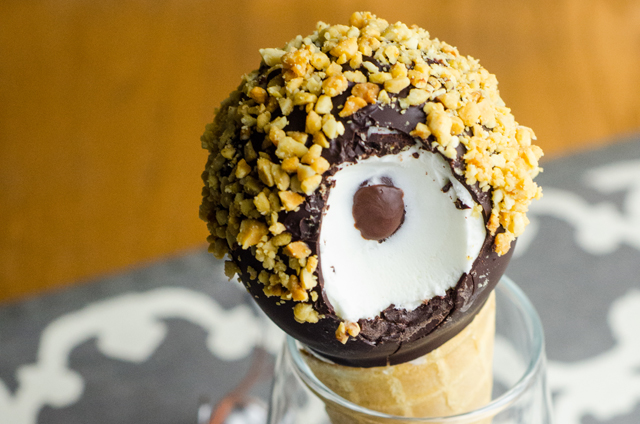 Nutty Ice Cream Cone